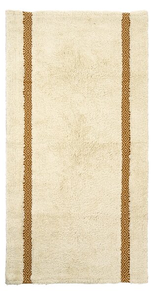 Bavlněný běhoun Tufted Off white 70 × 140 cm
