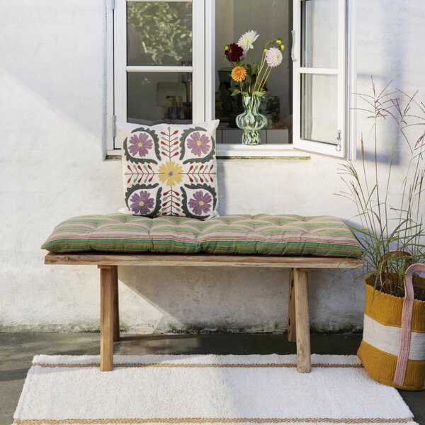 Bavlněný běhoun Tufted Off white 70 × 140 cm