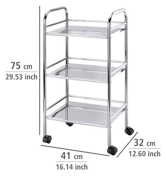 Univerzální vozík na kolečkách EXCLUSIVE - 3patra, WENKO