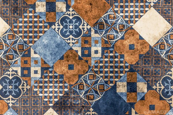 PVC podlaha Tarkett Iconik 220T filc Zaragoza tile Indigo