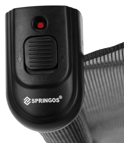 Bezpečnostní zábrana rolovací 7-80 cm SPRINGOS HA7525 černá