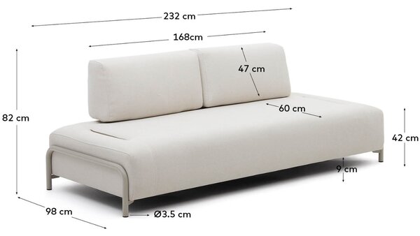 Kave Home Pohovka Compo 232 cm