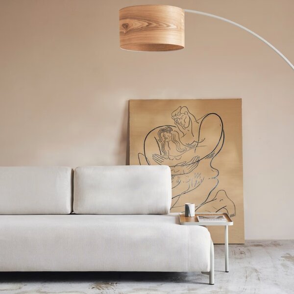Kave Home Pohovka Compo 232 cm s velkým stolkem