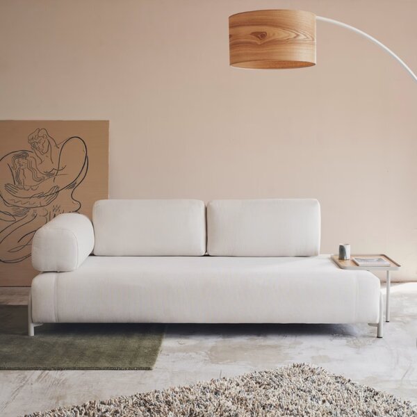 Béžový polštář Kave Home Compo