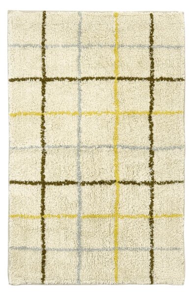 Koupelnová předložka Checked no. 2 Tufted 60 × 90 cm
