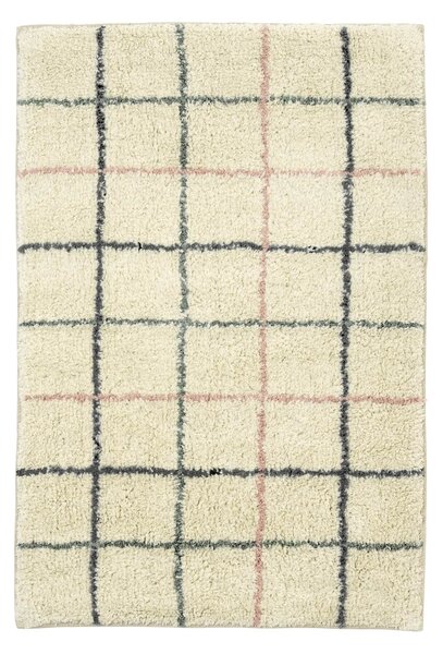 Koupelnová předložka Checked no. 1 Tufted 60 × 90 cm