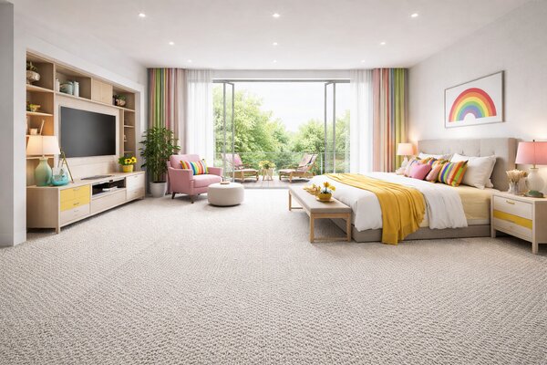 Timzo, Metrážový koberec Avila 9435, na míru, šíře 4m,5m, šedá, filc, ložnice