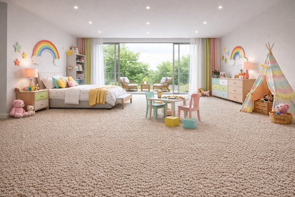 Timzo, Metrážový koberec Avila 9445, na míru, šíře 4m,5m, hnědá, filc, ložnice