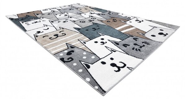 Dětský kusový koberec Fun Gatti Cats multi 160x220 cm