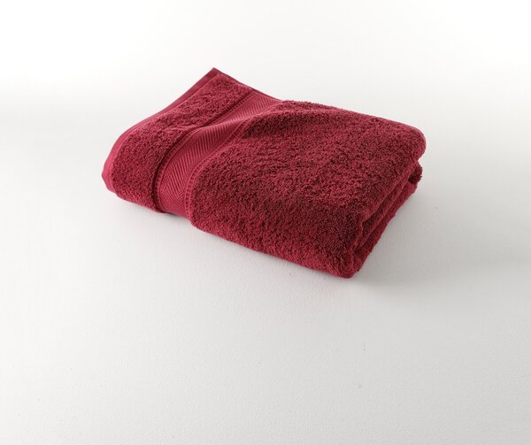 Jednobarevná froté sada koupelnového textilu zn. Colombine, luxusní kvalita 540 g/m2 vínová ručník 50x100 cm+žínka