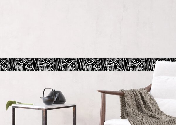 Samolepící bordura na zeď Zebra | 5 m x 13.8 cm | DWB8205