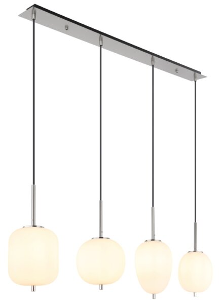 Globo 15345-4NO - Lustr na lanku BLACKY I 4xE14/40W/230V