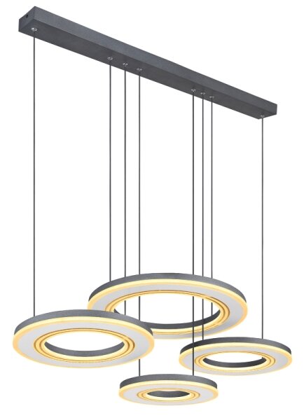 Globo 67191-80 - LED Stmívatelný lustr na lanku BLASIUS LED/80W/230V+ DO
