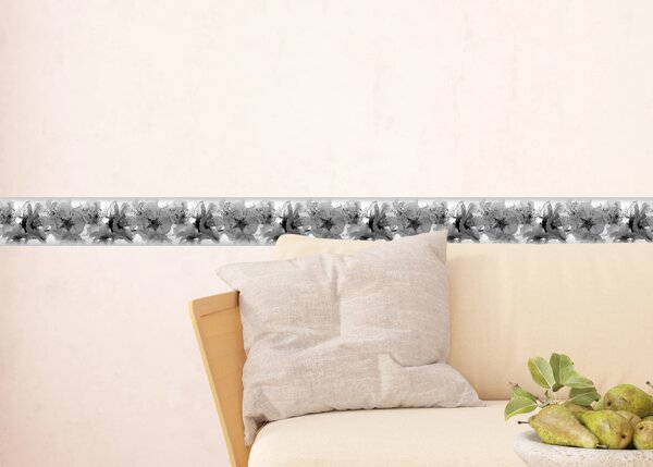 Samolepící bordura na zeď Něžné Květy Jabloní | 5 m x 13.8 cm | DWB8208