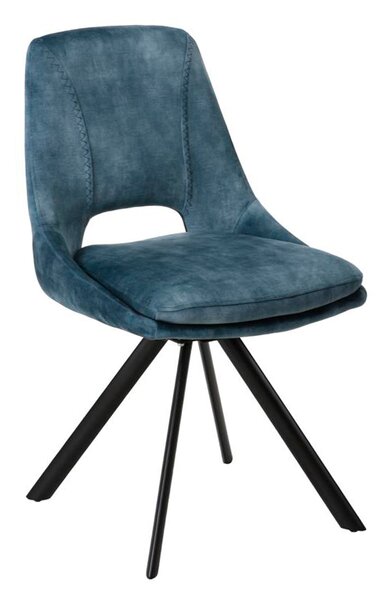 Židle MONACHIUM Látky: Modrý samet