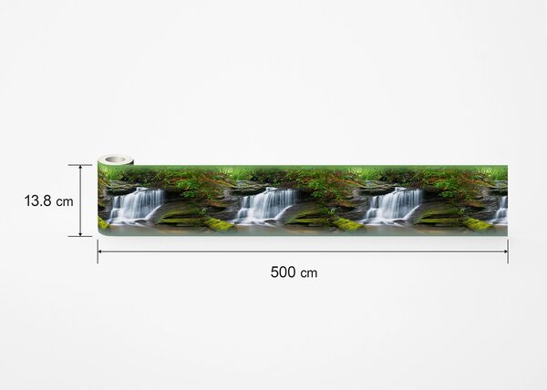 Samolepící bordura na zeď Vodopád | 5 m x 13.8 cm | DWB8206