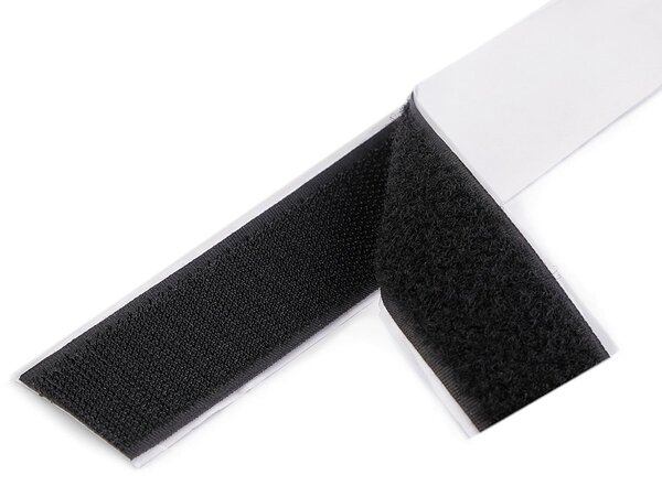 Stoklasa Suchý zip háček + plyš samolepící 750612 černý, šířka 3cm (v metráži)