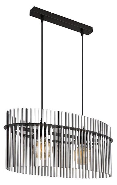 Globo 15698H3 - Lustr na lanku GORLEY 2xE27/60W/230V černá