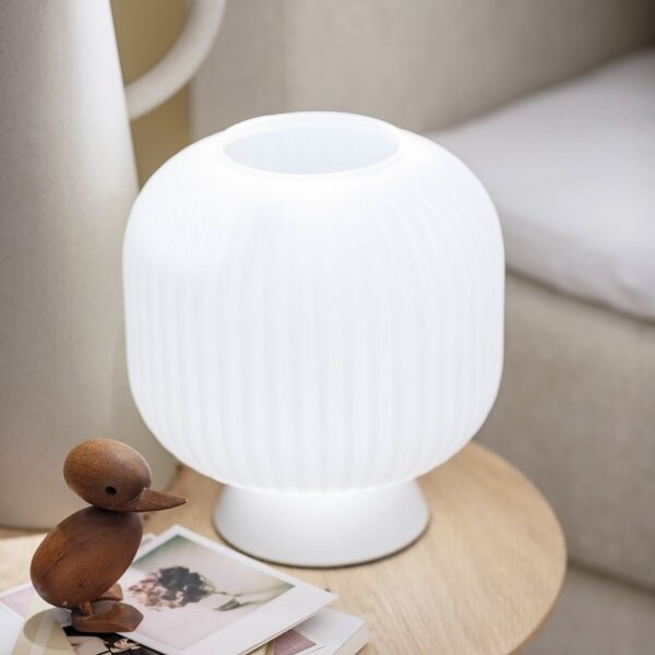 Schöner Wohnen 13573-16 - Stolní lampa NAMI 1xE27/25W/230V bílá