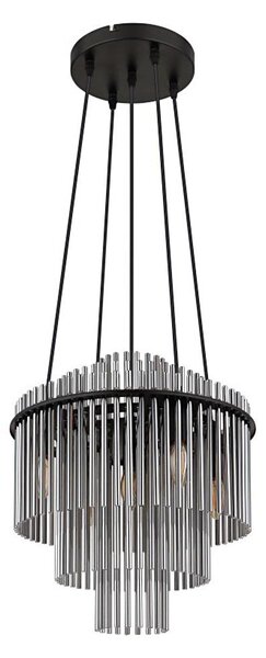 Globo 15698H2 - Lustr na lanku GORLEY 5xE14/40W/230V černá