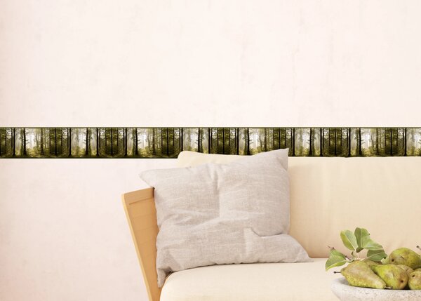 Samolepící bordura na zeď Les | 5 m x 13.8 cm | DWB8214