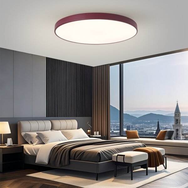 Brilagi-LED Stm svítidlo POOL SMART LED/128W/230V 100 cm Wi-Fi Tuya+DO burgundy