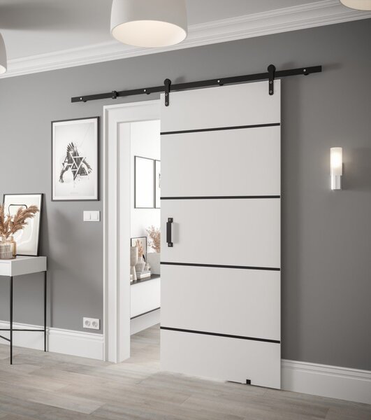 Posuvné dveře Loftiko IV - 90 cm s tlumeným dojezdem Barva: Dub Artisan