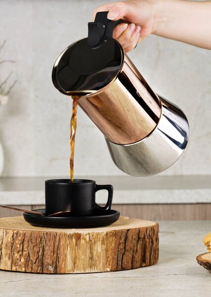 Konvice na espresso 6 šálků Rosegold Metallic Line