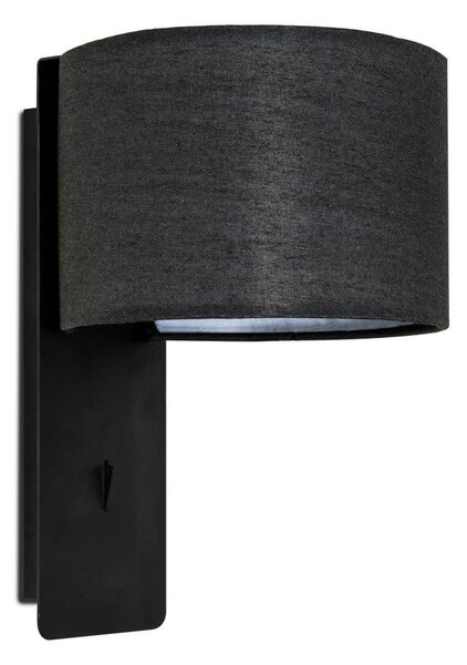 FOLD nástěnná lampa, černá - FARO