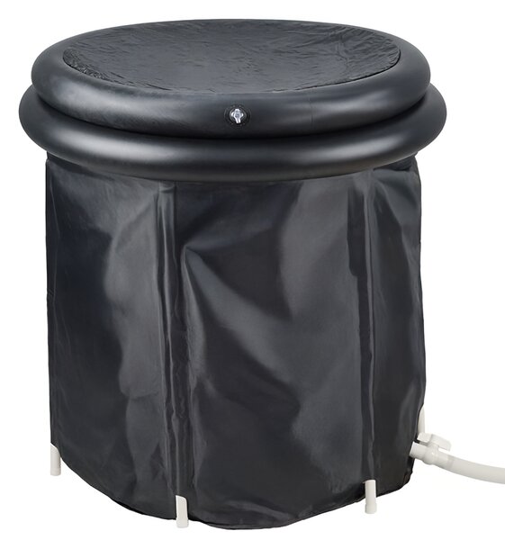 KONDELA Přenosná ochlazovací káď, černá, 330 l, OTUZO