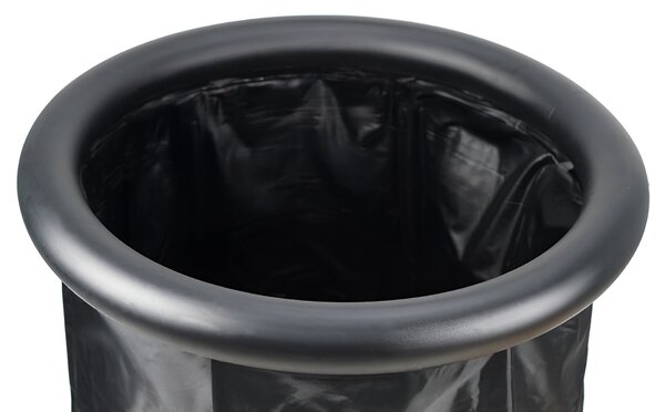 KONDELA Přenosná ochlazovací káď, černá, 330 l, OTUZO
