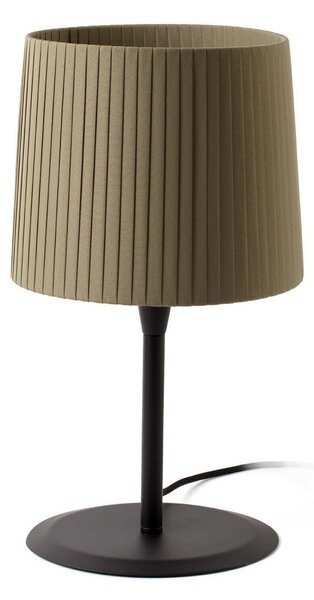 SAMBA černá/skládaná zelená stolní lampa - FARO