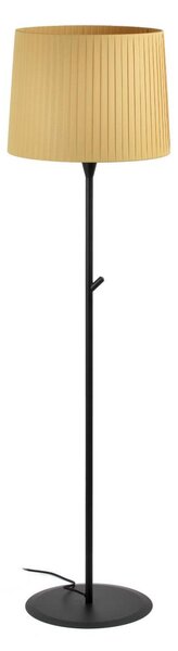 SAMBA černá/skládaná žlutá stojací lampa - FARO