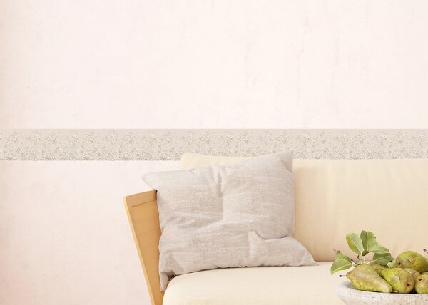 Samolepící bordura na zeď Pastelové Květy | 5 m x 13.8 cm | DWB8251