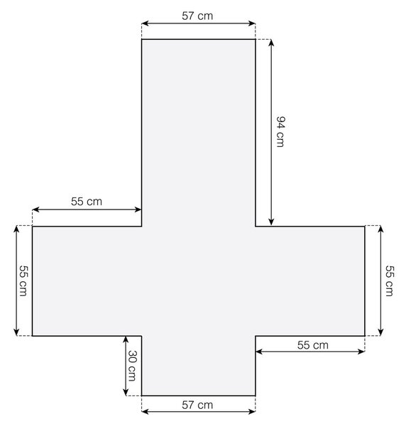 Červený ochranný potah na křeslo 165 cm Lounge – douceur d'intérieur