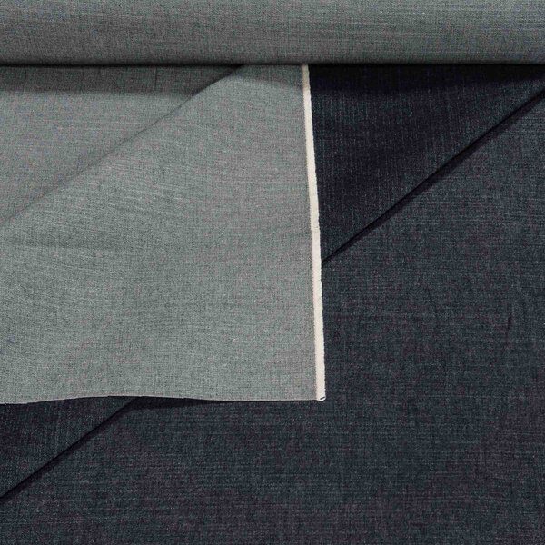 Bavlněná riflovina (denim, džínovina) černá č.4, klasická, š.170cm, 400 g/m2, 100% bavlna (látka v metráži)