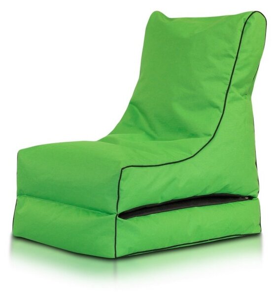 Supplies FUMIKO tkaný sedací pytel polyester - zelený