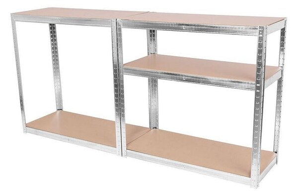 Regál kovový 180x90x40 cm