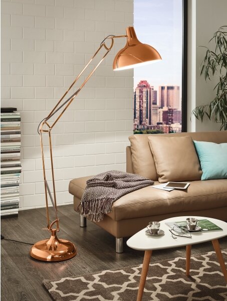 Eglo 94705 - Stojací lampa BORGILLIO 1xE27/60W/230V