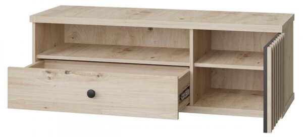 TV skříňka Sigeren SG07, Barva: dub artisan / dub artisan + černá 5903211090561