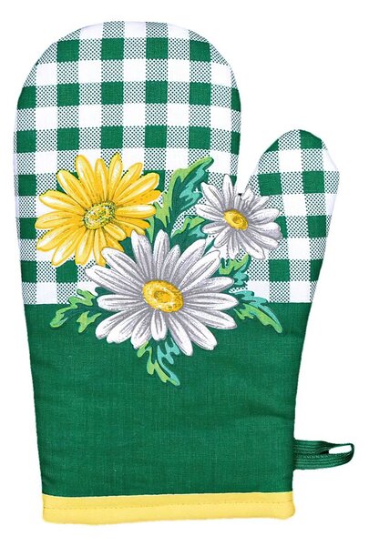Frobyt Kuchyňská chňapka GERBERA, zelená, 28x18cm