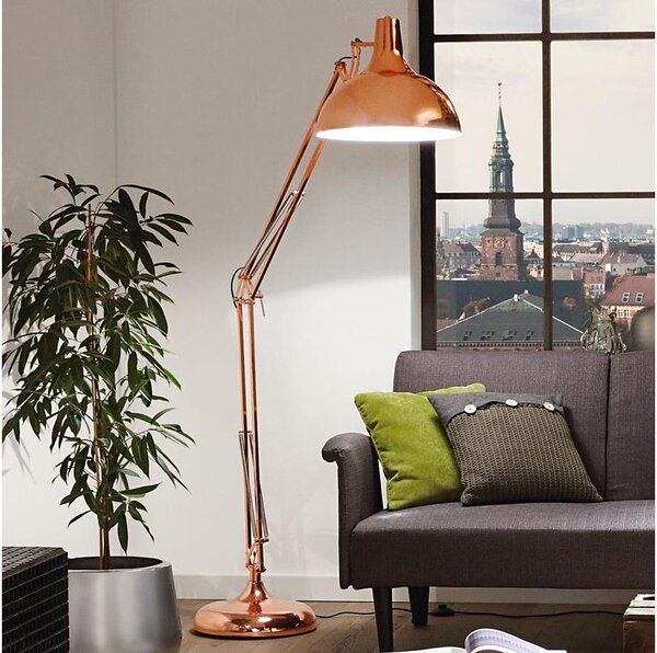 Eglo 94705 - Stojací lampa BORGILLIO 1xE27/60W/230V