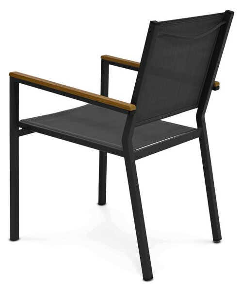 Zahradní židle šedá AZC-L1303 GREY - drobná chyba z výroby
