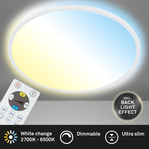Briloner 7080-016 - LED Stmívatelné svítidlo SLIM LED/22W/230V 2700-6500K + DO