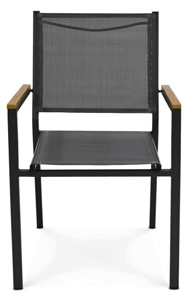 Zahradní židle šedá AZC-L1303 GREY - drobná chyba z výroby