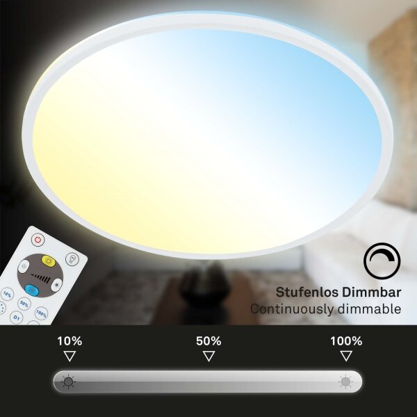 Briloner 7080-016 - LED Stmívatelné svítidlo SLIM LED/22W/230V 2700-6500K + DO