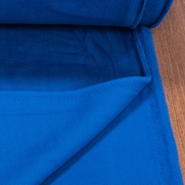 Fleece (flís) 55 jednobarevná uni modrá, š.150cm (látka v metráži)