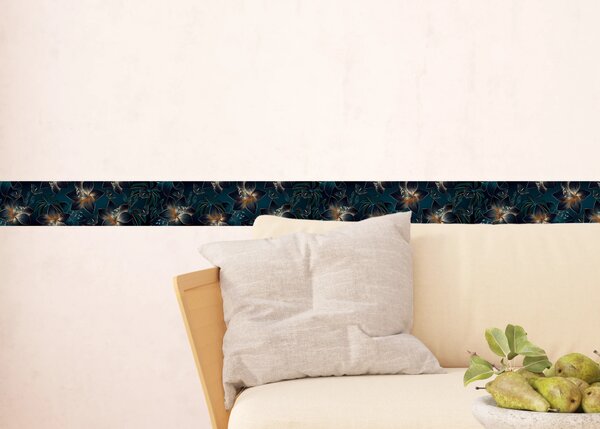 Samolepící bordura na zeď Tajemné Háje | 5 m x 13.8 cm | DWB8401