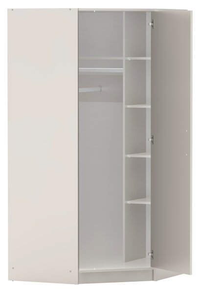 KONDELA Rohová skříň, kašmír, BENA 3