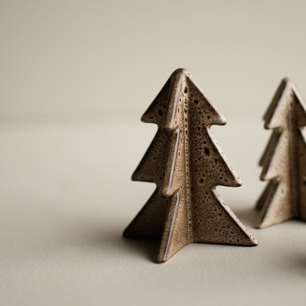 DBKD Keramický stromek Winter Tree Beige - Medium DK408